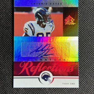 2005 Upper Deck Signature Reflections #SR-AT Auto Antonio Gates San Diego Charge